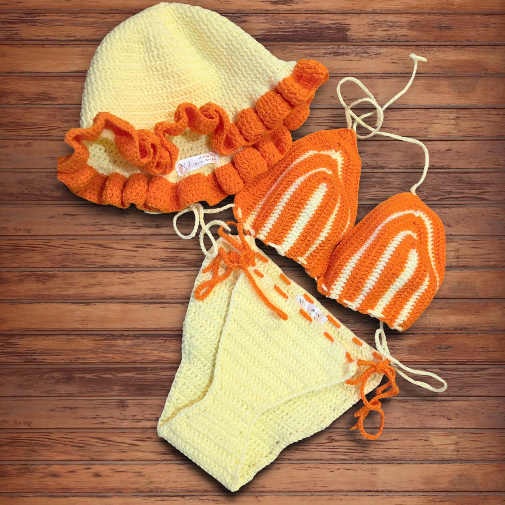 Bikini and hat